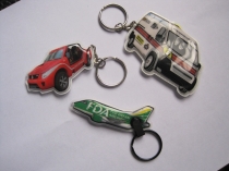 keychains and pins and bag hanger
