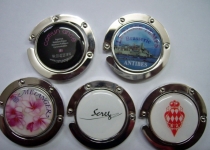 keychains and pins and bag hanger