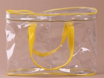 clear cosmetic bag