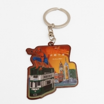 keychains and pins and bag hanger