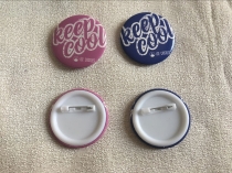 keychains and pins and bag hanger