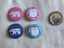 keychains and pins and bag hanger