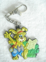 keychains and pins and bag hanger